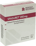 SPASURET 200, flavoxate, urinary incontinence, treatment of frequent urination UK