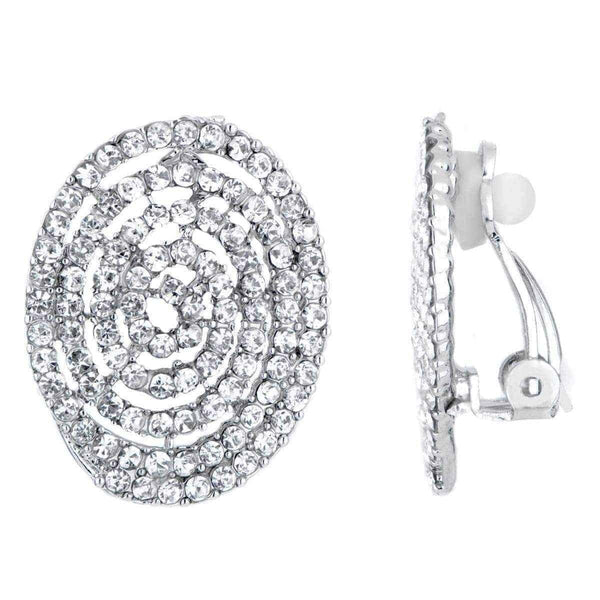 Spiral clip on earrings UK