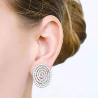 Spiral clip on earrings UK