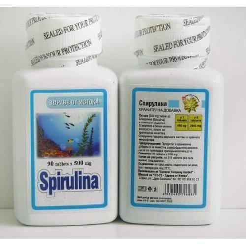SPIRULINA 90 capsules, blue-green algae UK