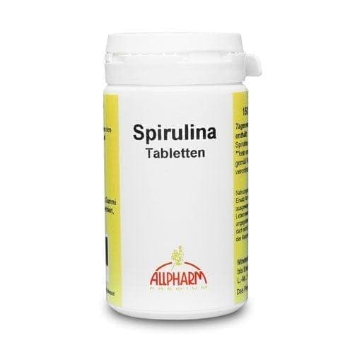 SPIRULINA TABLETS, all essential amino acids, enzymes, chlorophyll UK