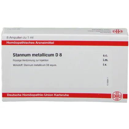 STANNUM METALLICUM D 8 ampoules UK