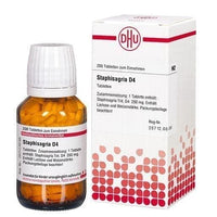 Staphysagria homeopathy D 4 tablets UK