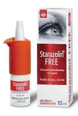 Starazolin Free eye drops 10ml UK