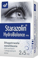 STARAZOLIN HydroBalance drops 10ml (2x5ml) tired eyes remedy UK