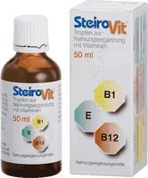 STEIROVIT, vitamin E, vitamin B1, thiamine chloride hydrochloride, vitamin B12, cyanocobalamin UK