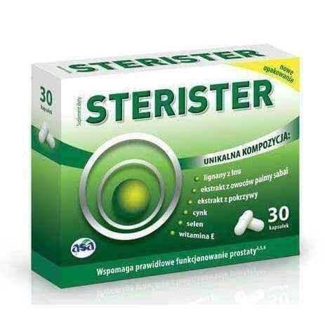 STERISTER x 30 capsules, frequent urination UK