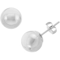 Sterling Silver 6mm Ball Stud Earrings UK