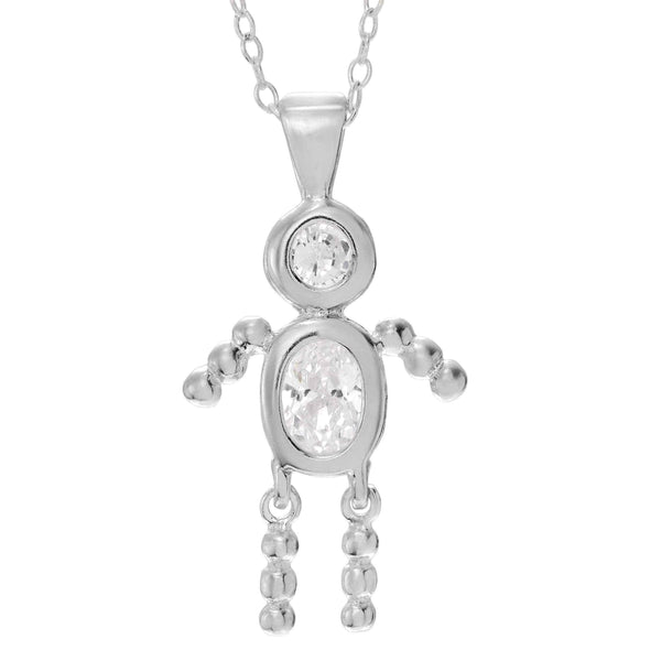 Sterling Silver birthstone necklace UK