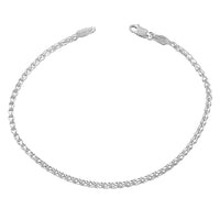 Sterling silver bracelets - Sterling Silver Cage Link Bracelet UK