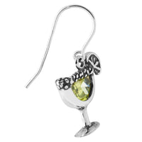 Sterling Silver Cubic Zirconia Margarita Earrings UK