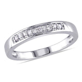 Sterling silver diamond rings | 1/10ct TDW Diamond Ring UK