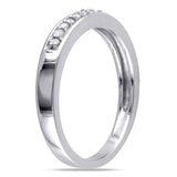 Sterling silver diamond rings | 1/10ct TDW Diamond Ring UK