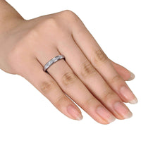 Sterling silver diamond rings | 1/10ct TDW Diamond Ring UK