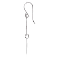 Sterling Silver Double Square Dangle Earrings UK