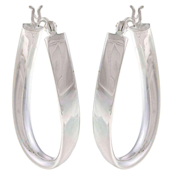 Sterling silver hoop earrings UK