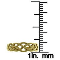 Sterling silver toe rings - Celtic Knot Toe Ring UK