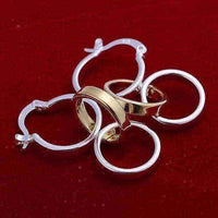 Sterling Silver Trio-Circular Drop Earring UK