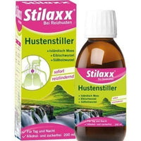 STILAXX cough suppressant Icelandic moss adults 200 ml dry cough remedy UK