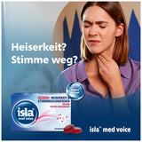 stress-related voice problems, ISLA MED voice pastilles