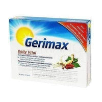 Strong multivitamins and minerals Gerimax Daily Vital N30 ginseng root schizandra berry UK