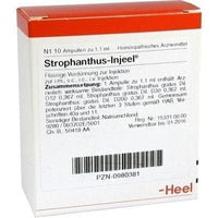 STROPHANTHUS medicine INJEEL ampoules UK