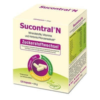 SUCONTRAL N capsules 120 pcs, chromium, zinc, vitamins, polyphenols UK