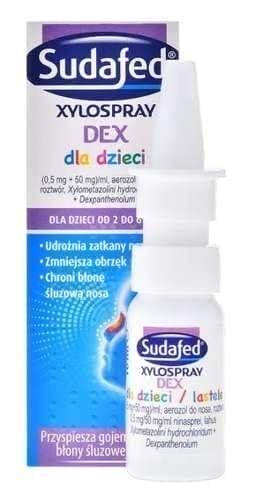 Sudafed Xylospray DEX for children nasal spray UK