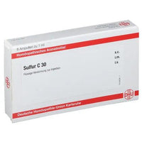 SULFUR C 30 ampoules UK