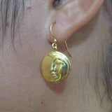Sun and moon earrings UK