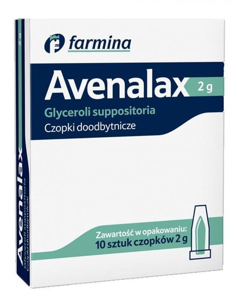Suppositories for constipation 2 g AVENALAX UK