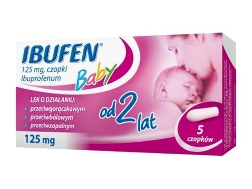 Suppository, Ibum for children 125 mg 10 suppositories UK