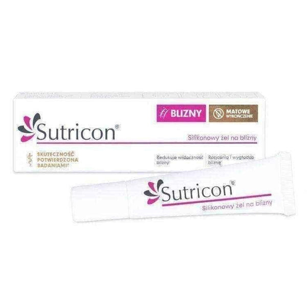 Sutricon scar gel, scar treatment gel, hypertrophic scars UK
