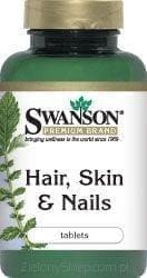 SWANSON HAIR SKIN NAILS x 60 tablets UK