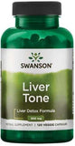 SWANSON Liver tone - liver detox formula x 120 tablets vegetarian UK