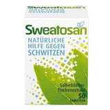 SWEATOSAN, increased sweating, triggered by nervousness or menopause UK