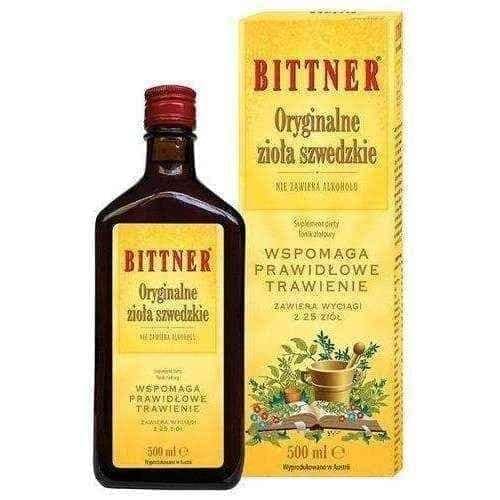 Swedish herbs BITTNER Original 500ml UK