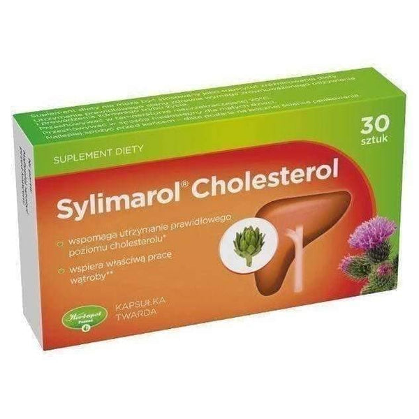 SYLIMAROL Cholesterol x 30 capsules regulate cholesterol levels in the blood UK