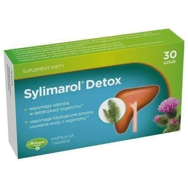 SYLIMAROL Detox x 30 capsules detoxification and cleansing of the body UK