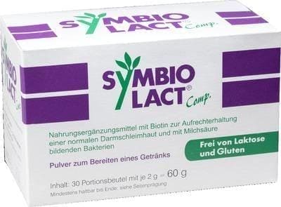 SYMBIOLACT comp. Bag 30 pc biotin, L. paracasei, L. acidophilus UK