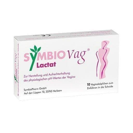 SYMBIOVAG lactate vaginal, vagina ph suppositories UK