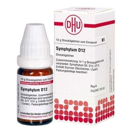 SYMPHYTUM D 12, Symphytum officinale, skin inflammation or hives UK