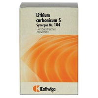 SYNERGON COMPLEX 104 Lithium carbonicum S Tablets UK