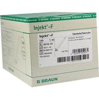 Syringe, INJECT F fine dosing spray 1 ml x100, tuberculin, heparin, allergy tests UK