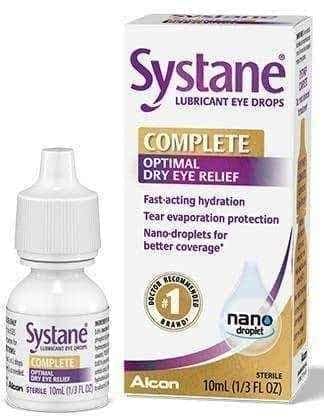 Systane Complete Moisturizing eye drops 10ml UK