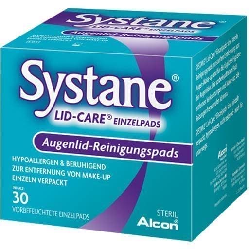 SYSTANE LID-CARE eye cleaning single pads 30 pc UK