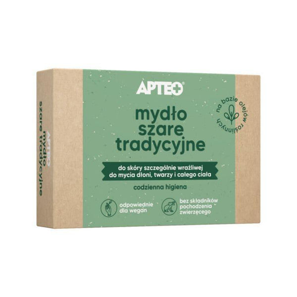 Szare mydlo, APTEO Traditional gray soap bar 100g UK