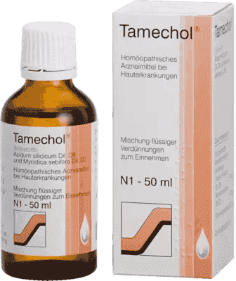 TAMECHOL drops, Chronic suppuration of the skin UK