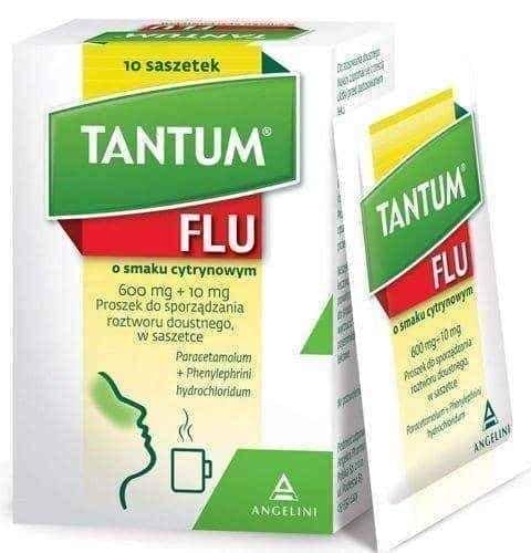 Tantum Flu lemon flavor x 10 pieces UK