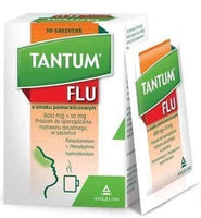 Tantum Flu orange flavor x 10 pieces UK